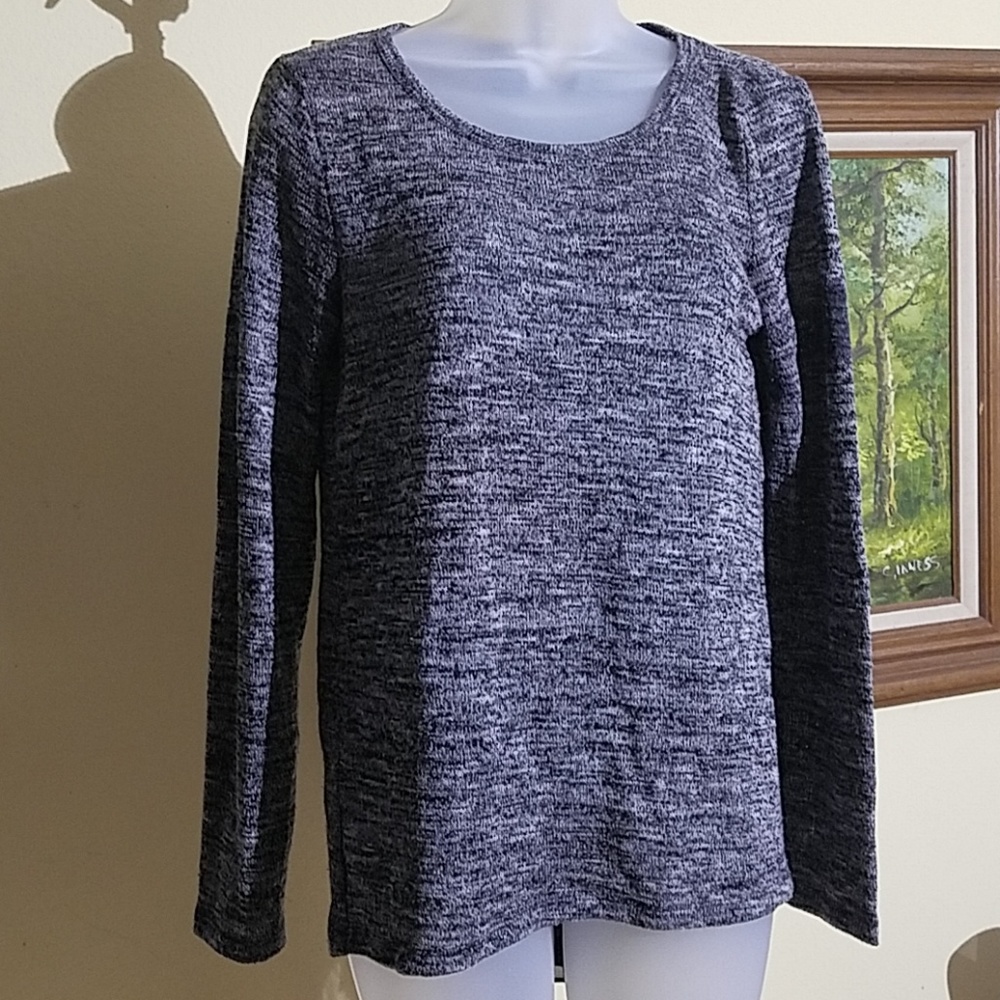 Larry Levine sheer back sweater G3